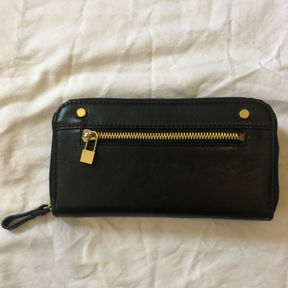 Boulevard Black Leather Wallet